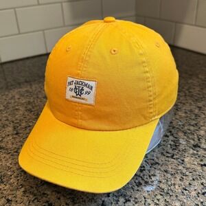 Pat Jackman Memorial Golf Ahead Extreme Baseball Hat Adjustable Yellow